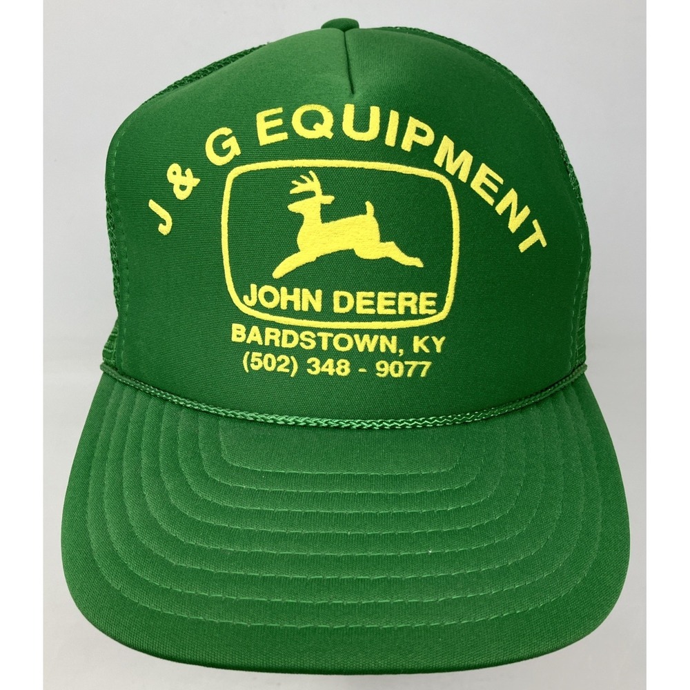 Vintage John Deere J & G Equipment Bardstown‎ Kentucky Snapback Farm Hat